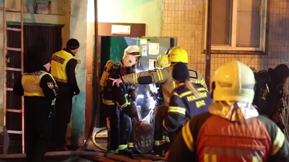 ضربات روسية تصيب منازل في كييف