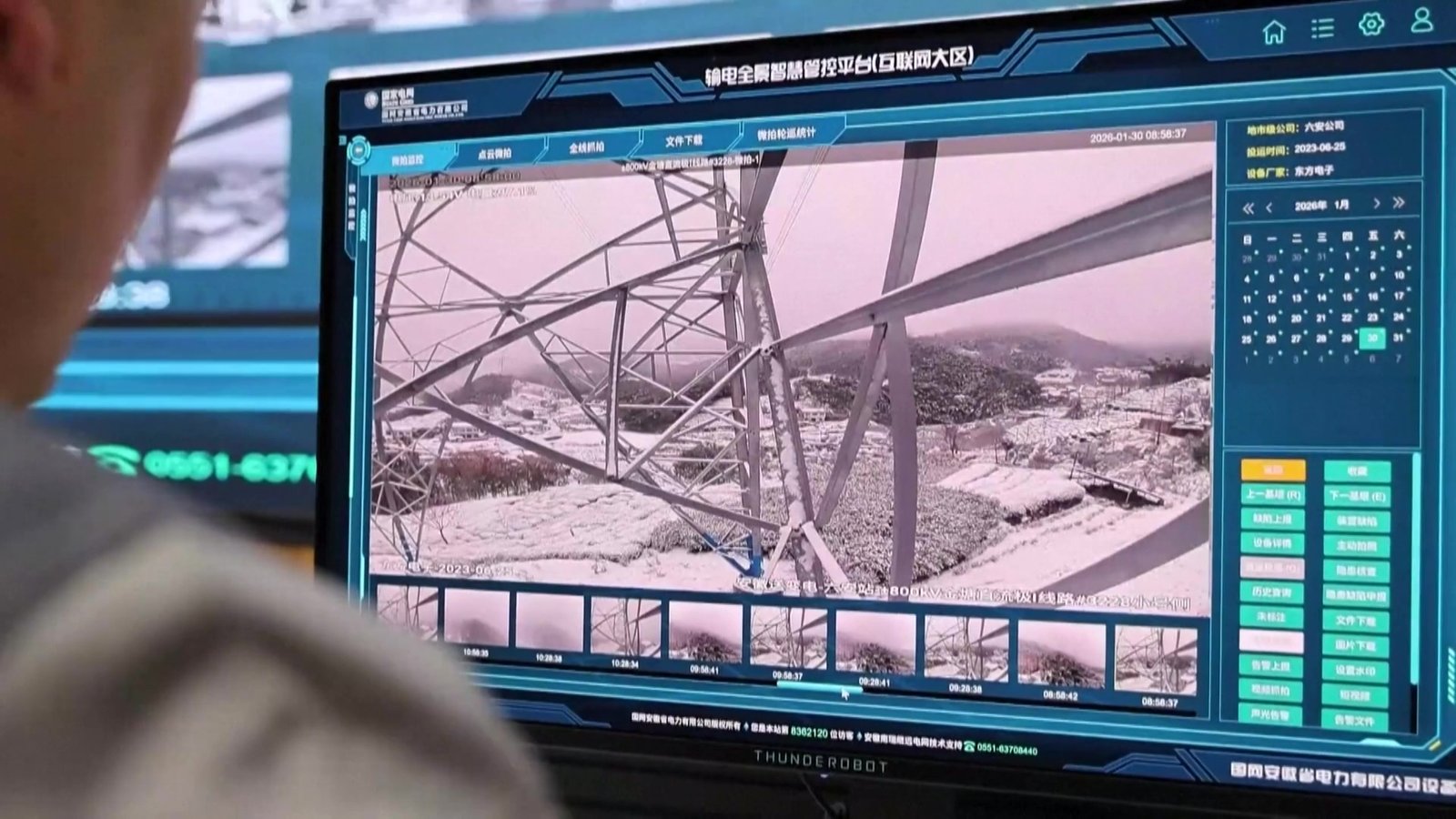 طائرات مسيّرة تعزز صيانة الكهرباء شتاءً