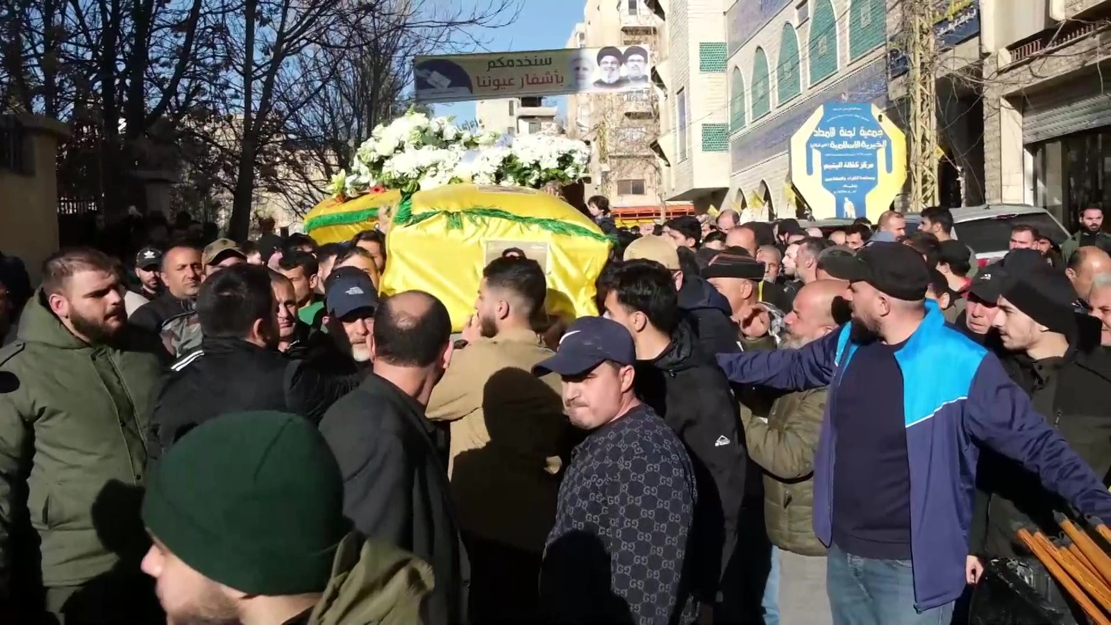 تشييع قيادي في حزب الله في بعلبك