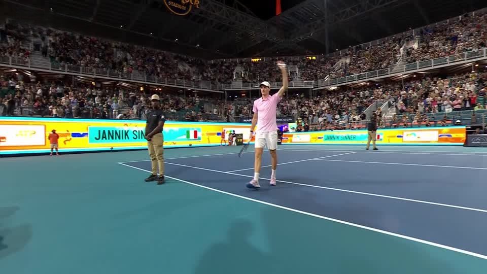 سينر يسجل رقماً قياسياً في ميامي