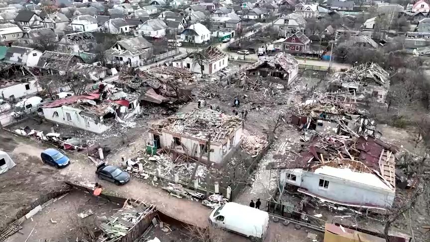 ضربات روسية تستهدف مناطق أوكرانية