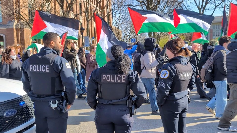 احتجاج في جامعة ديبول