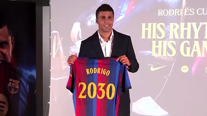برشلونة يتعاقد مع رودري من مانشستر سيتي