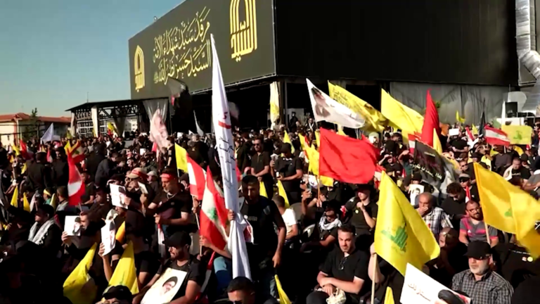 حزب الله يحيي ذكرى نصر الله ويتعهد بمساعدة النازحين