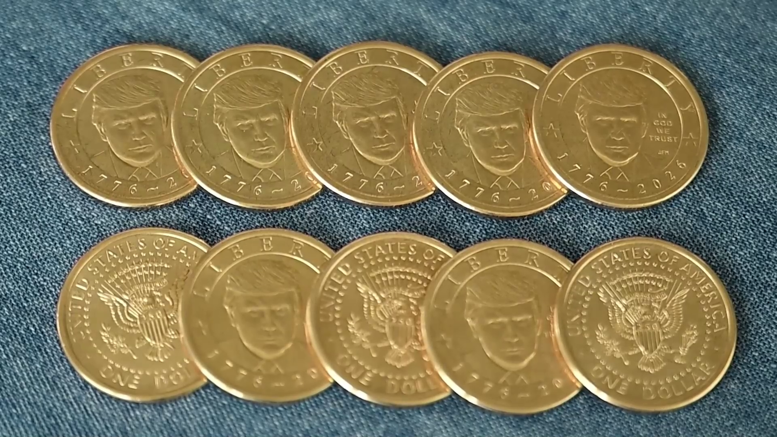 عملة ترامب من فئة دولار واحد تدخل التداول