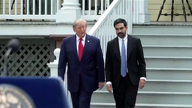ترامب وماماداني يناقشان وصول الصحافة للبيت الأبيض